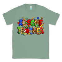Sage ausome autism teacher Classic Tee - Zillion Design Studio