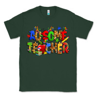 Sports Green ausome autism teacher Classic Tee - Zillion Design Studio