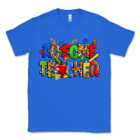 True Royal ausome autism teacher Classic Tee - Zillion Design Studio