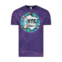 Cloud Purple Winter vibes Vintage Tee - RanaPortraitStore