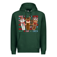 Sports Green have a cup of cheer Premium Hoodie - MaliasSmallBusiness
