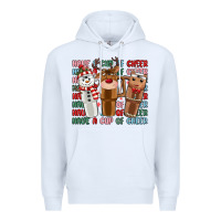 White have a cup of cheer Premium Hoodie - MaliasSmallBusiness