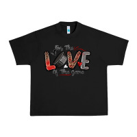Black for the love of the game hockey Urban Heavy Tee - Zillion Design Studio