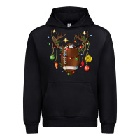 Black American Football Horn Christmas Urban Hoodie - BundleAndBundleShop