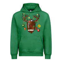 Emerald American Football Horn Christmas Urban Hoodie - BundleAndBundleShop