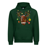 Forest Green American Football Horn Christmas Urban Hoodie - BundleAndBundleShop