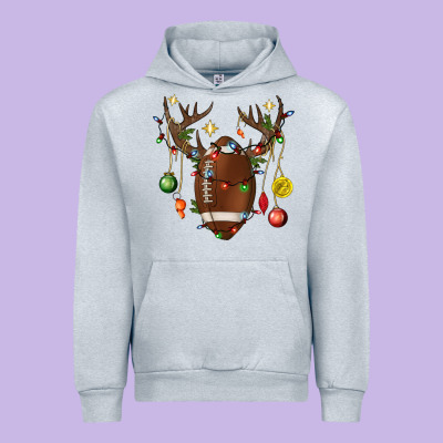 American Football Horn Christmas Urban Hoodie Designed By Bundleandbundleshop