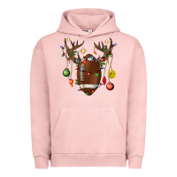 Pigment Salmon American Football Horn Christmas Urban Hoodie - BundleAndBundleShop