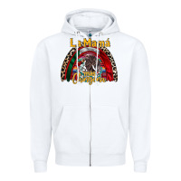 White la mama mas chingona Zipper Hoodie - RacoonDesign