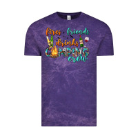 Cloud Purple fires friends drinks camping crew Vintage Tee - texasbilliewilder