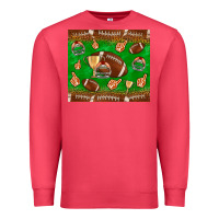 Cardinal football leopard Premium Sweatshirt - NancyCooperArtShop