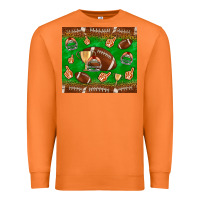 Carrot football leopard Premium Sweatshirt - NancyCooperArtShop
