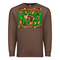 Chestnut football leopard Premium Sweatshirt - NancyCooperArtShop