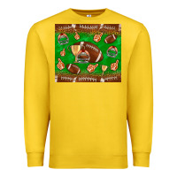 Lemon football leopard Premium Sweatshirt - NancyCooperArtShop