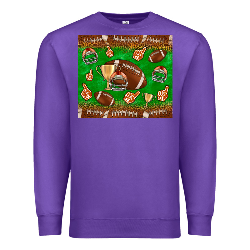 Football Leopard Premium Sweatshirt by NancyCooperArtShop | Teevron