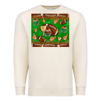 Sandshell football leopard Premium Sweatshirt - NancyCooperArtShop