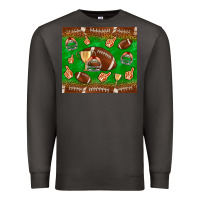 Smoke football leopard Premium Sweatshirt - NancyCooperArtShop
