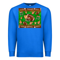 True Royal football leopard Premium Sweatshirt - NancyCooperArtShop