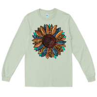 Matcha fall tooled lather leopard Long Sleeve Tee - RanaPortraitStore