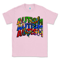 Bubblegum Pink autism autism autism Classic Tee - Zillion Design Studio