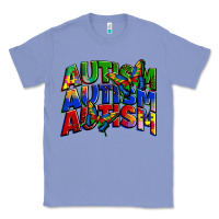 Colony Blue autism autism autism Classic Tee - Zillion Design Studio