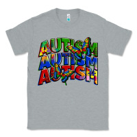Heather Grey autism autism autism Classic Tee - Zillion Design Studio