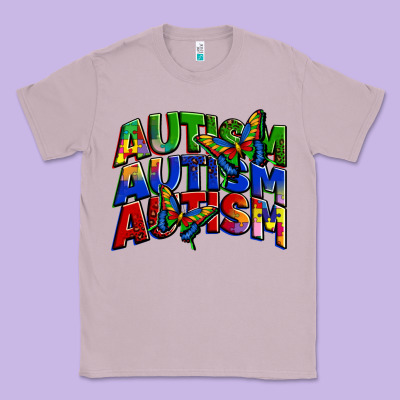 Autism Autism Autism Classic Tee Designed By Zillion Design Studio