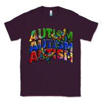 Plum autism autism autism Classic Tee - Zillion Design Studio