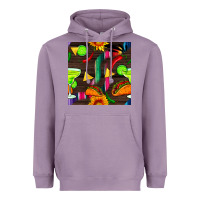 Lavender margarita and taco seamless pattern Heavyweight Hoodie - BundleAndBundleShop