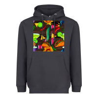 Smoke margarita and taco seamless pattern Heavyweight Hoodie - BundleAndBundleShop