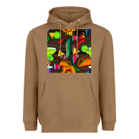 Toasted Coconut margarita and taco seamless pattern Heavyweight Hoodie - BundleAndBundleShop