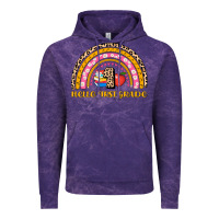 Cloud Purple back to school rainbow hello first grade Vintage Hoodie - AdoDesignShop