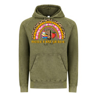 Vintage Olive back to school rainbow hello first grade Vintage Hoodie - AdoDesignShop