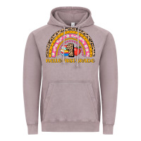 Vintage Zinc back to school rainbow hello first grade Vintage Hoodie - AdoDesignShop
