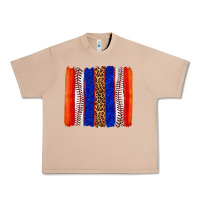 Burro baseball brush strokes Urban Heavy Tee - texasbilliewilder
