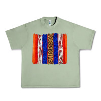 Oil Green baseball brush strokes Urban Heavy Tee - texasbilliewilder