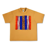 Peanut Butter baseball brush strokes Urban Heavy Tee - texasbilliewilder