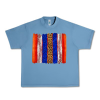 Pebble Blue baseball brush strokes Urban Heavy Tee - texasbilliewilder
