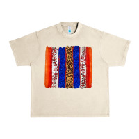 Sandshell baseball brush strokes Urban Heavy Tee - texasbilliewilder