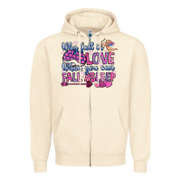 Sandshell why fall in love when you can fall asleep Zipper Hoodie - OliviaCreatesArt