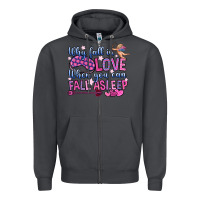 Smoke why fall in love when you can fall asleep Zipper Hoodie - OliviaCreatesArt