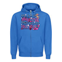 True Royal why fall in love when you can fall asleep Zipper Hoodie - OliviaCreatesArt