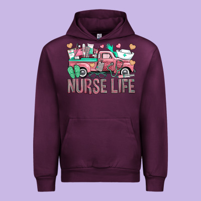 Nurse Life Truck Urban Hoodie Designed By Bundleandbundleshop