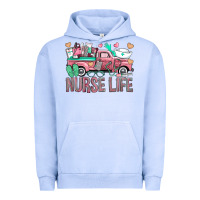 Pigment Grape Ice Nurse Life Truck Urban Hoodie - BundleAndBundleShop