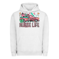 Pigment Lunar Rock Nurse Life Truck Urban Hoodie - BundleAndBundleShop