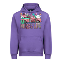 Tulip Nurse Life Truck Urban Hoodie - BundleAndBundleShop
