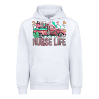 White Nurse Life Truck Urban Hoodie - BundleAndBundleShop