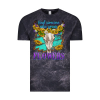 Find Someone Who Grows Flowers Vintage Tee | Teevron