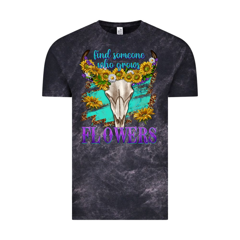 Find Someone Who Grows Flowers Vintage Tee by texasbilliewilder | Teevron