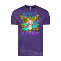 Cloud Purple find someone who grows flowers Vintage Tee - texasbilliewilder
